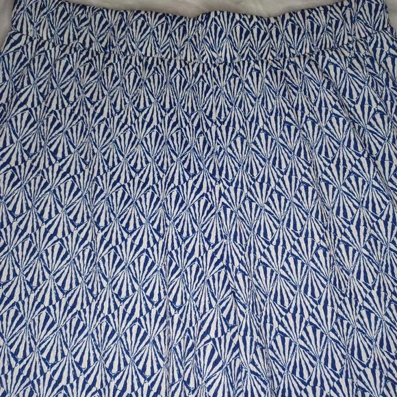 H&M pull on lightweight blue and white wide-leg pants - Picture 4 of 10